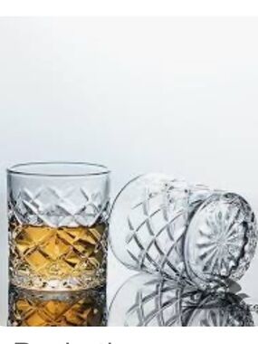 IKEA FLIMRA Rock Glass Tumblers Clear- Set of 2